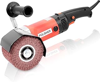 HYCHIKA 1400W Ponceuse Electrique, Machine à Poncer Rénovateur, Appareil de Brossage pour la Rénovation de Surfaces de Toutes Sortes, Gamme de 8 vitesses 600-3600RPM, Convient pour le bois, le métal