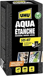 UHU Aqua Etanche - Kit de Réparation Complet avec Enduit D